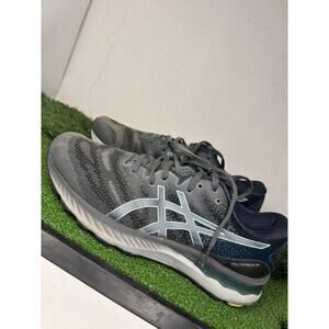 Asics Gel-Nimbus 23 Mens Size 10.5 Gray Blue Running Shoes Sneakers 1011B004